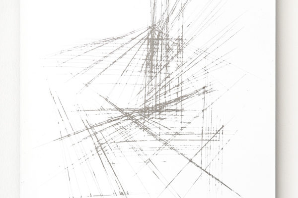 2013 Scratch n.08 incisione su ferro laccato 30x40x0,2 cm