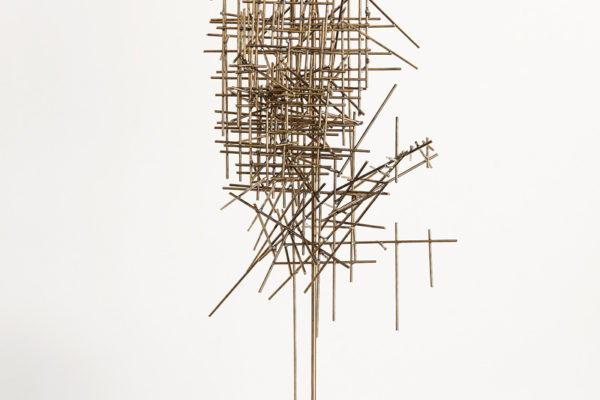 2018 Projection n.1 ottone, stagno 22x22x55cm