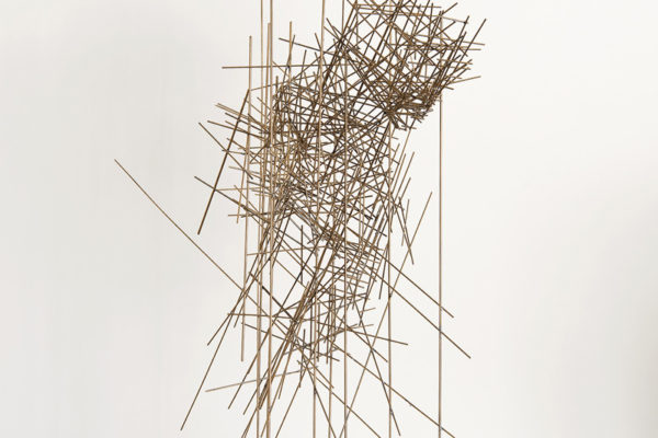 2018 Projection n.3 ottone, stagno 22x22x55cm