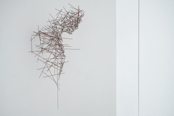 2019 Studio metallo ossidato, stagno 40x65x65 cm