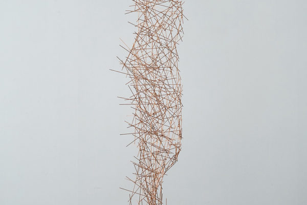 2019 Esser mio frale - tentativo di costruzione n.13 Elementi in metallo, magneti al neudimio 165x46x38 cm